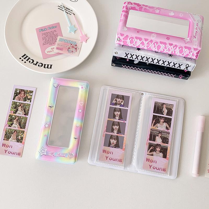 Stjerne Po Booth Rammer - Po Booth Album For 2X6 Tommers Po Striper Bryllupsalbum 2 X 6 Bokmerkeholder 18 Sider 36 Pos