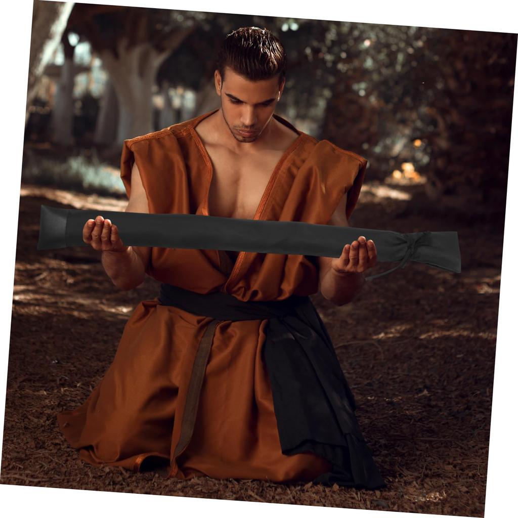 SOLUSTRE Tai Chi Sword Bag Single and Double Sword Case Oxford Canvas Martial Arts Sword Bag Sword Bag Waterproof Backpack Morning Practice Sword Bag