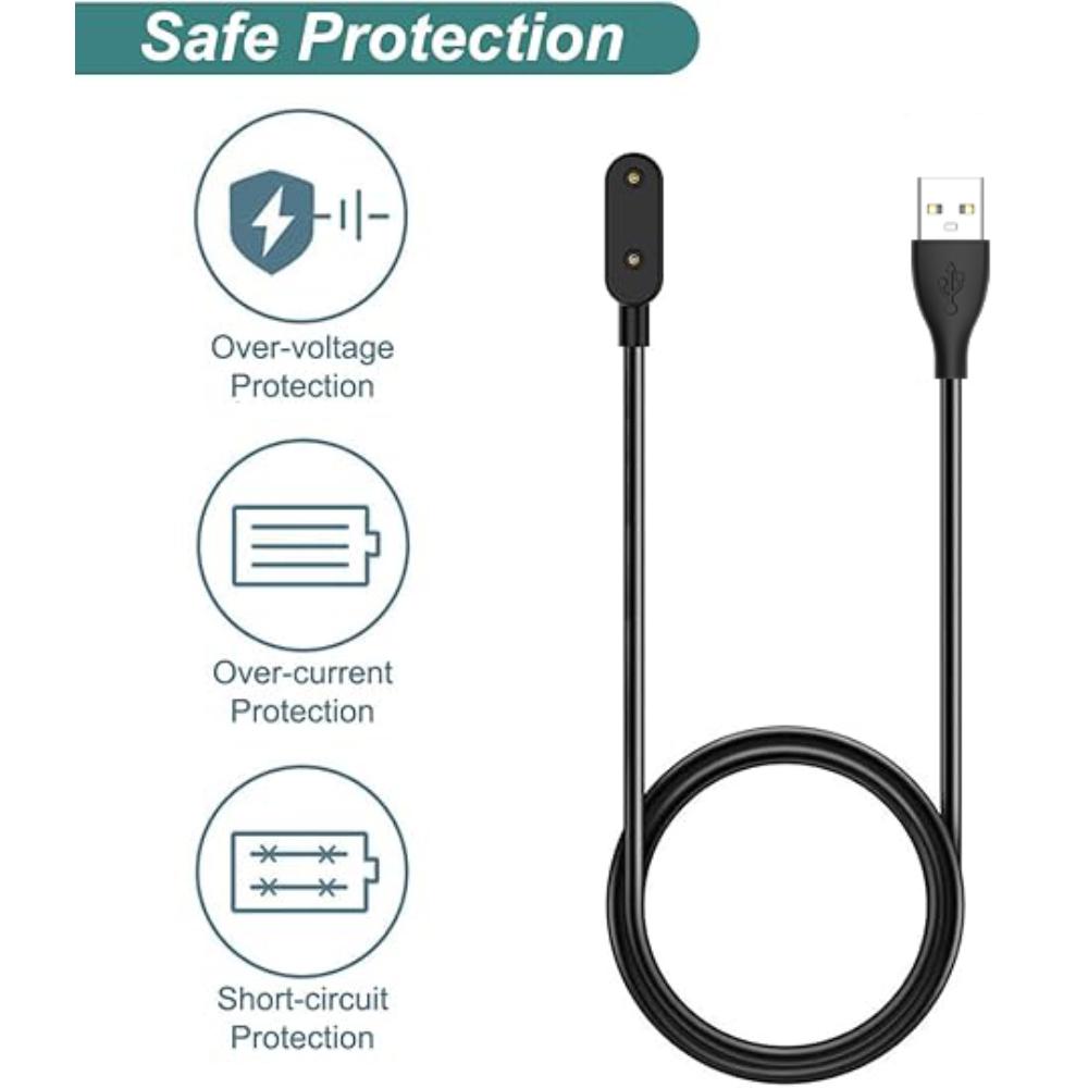 2 Pack for Huawei Band 10/9/8/7/6 Watch Fit mini/2/3/4X/4Pro Honor Band 7/6 Watch ES USB Smart Watch Charger Replacement Charger