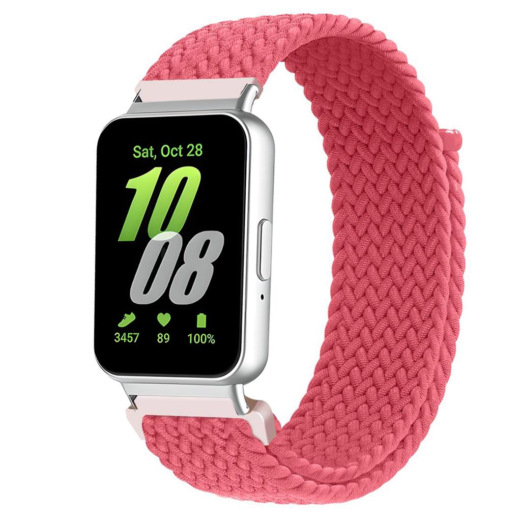 Bands for Galaxy Fit 3 Strap Accessories Sport Nylon Braided Adjustable Replacement Correa Bracelet for Samsung Galaxy Fit3 Band