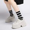Small Height-enhancing Shoes for Women, Fashionable, Star-studded Rhinestones, Autumn Thick-soled, Light Luxury Low-top Shoes