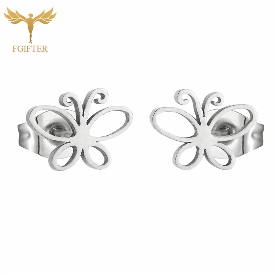 12 Pairs Insect Butterfly Earrings Casual Fashion Zircon For Women Girls Stainless Steel Stud Earrings Set Cheap Resale Gifts