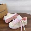 Sweetheart Powder Niche Color Matching Design Women's Shoes Winter New Student Versatile Casual Breadboard Shoes