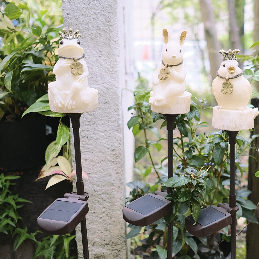 Pomie Rabbit Solar Garden Stylish and Interior IPX3 Light, Cute, Outdoor, Waterproof, Decor, Garden, Animal,
