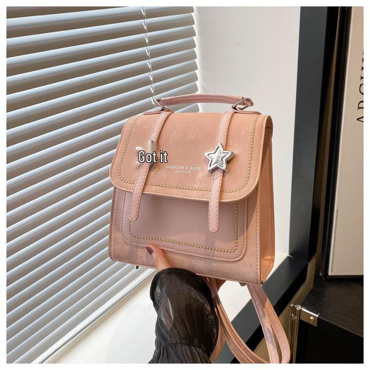 2024 Retro Lässiger Damenrucksack: Stilvolles Design für Studenten