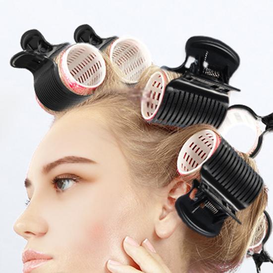 10Pcs Hot Roller Clips Portable Reusable Hair Curler Claw Clip Women Girls Home Salon Hair Section Styling Securing Clamp