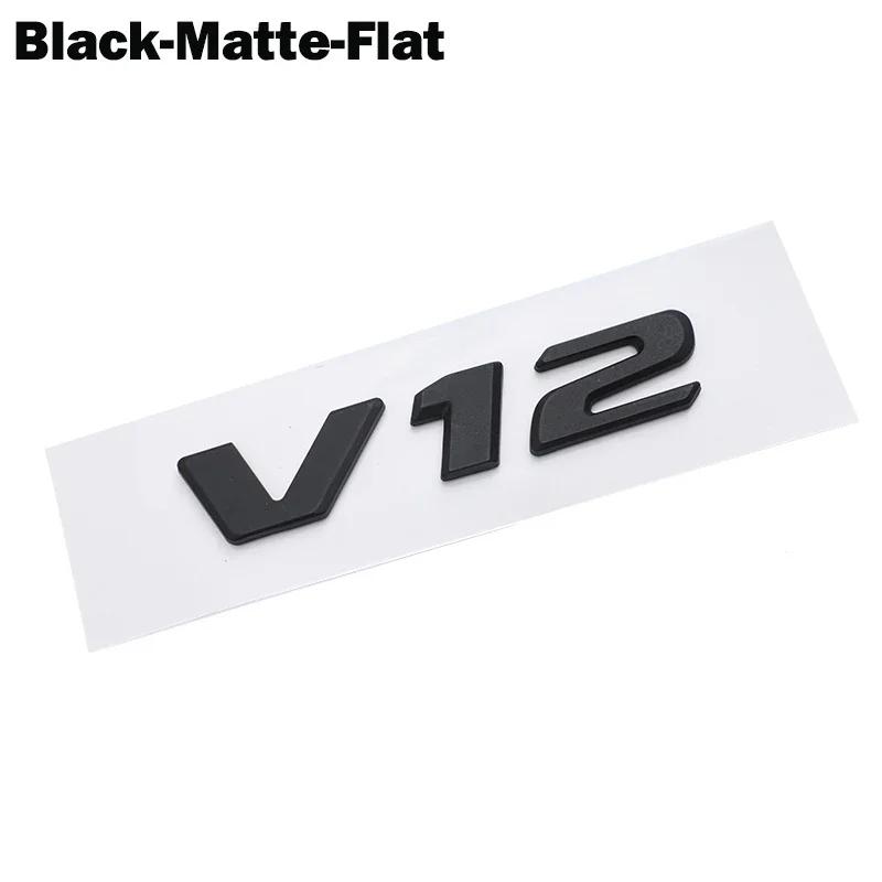 OTOKIT 3D ABS Chrome Letters Car Fender Badge Sticker V12 Emblem Logo For Mercedes Maybach S600 W222 S500 W140 CL600 M275 CLS63 hgg0