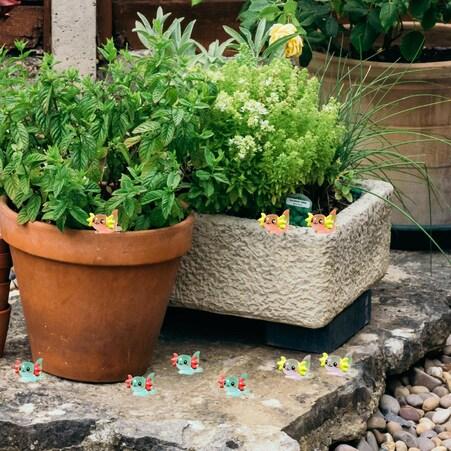 10/20/30/50 Stück Miniatur leuchtende sechseckige Drachenfigur Dekorative Basteldekoration Schreibtischornament Aquarium Gartendekoration