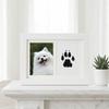 Clean-Touch Ink Pad Pet Paw Print Kit Wooden Paw Print Photo Frame  for Pet Lovers