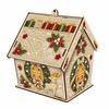 Four-sided DIY Pearl Art Kit Rhinestone 3D House Ornament  Holiday Gift