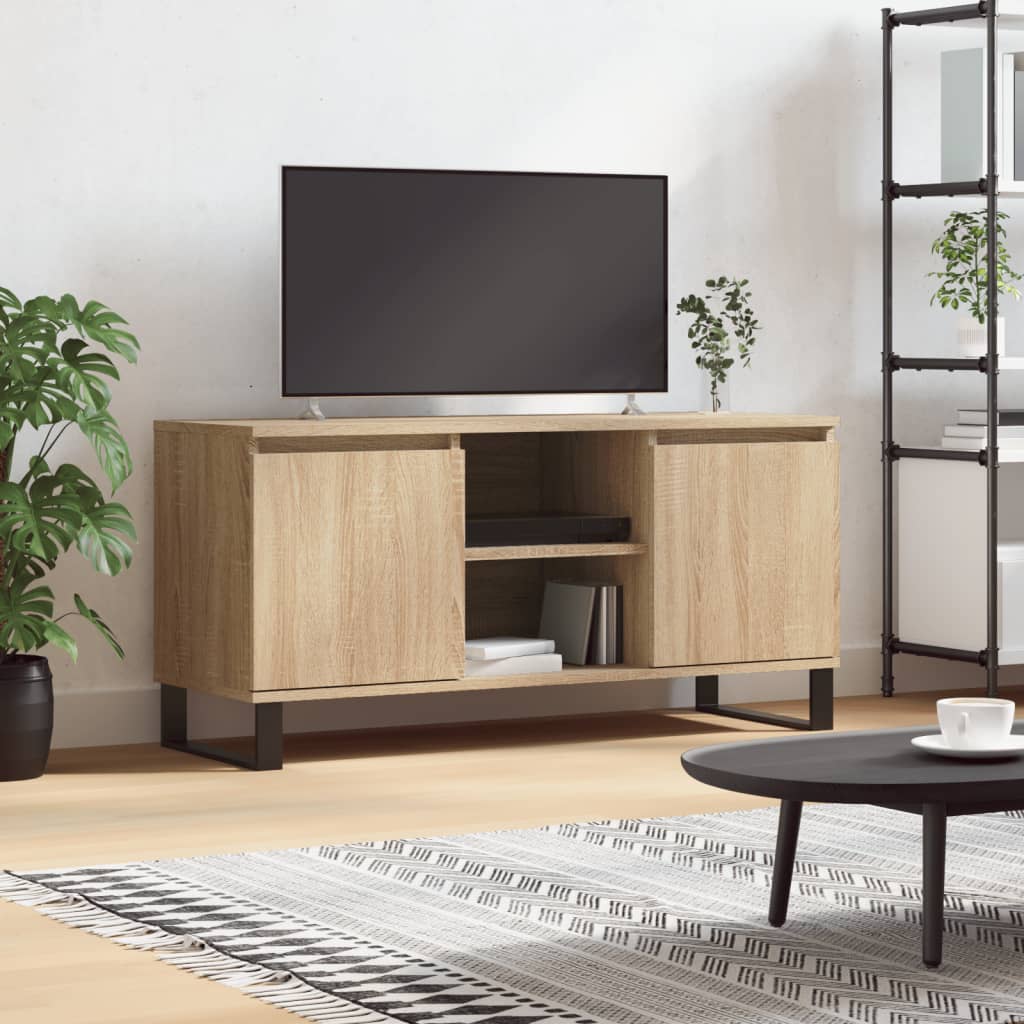 TV-Schrank, Sonoma-Eiche, 104x35x50 cm