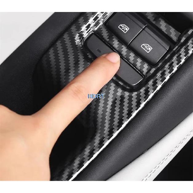 Car Style Steering Wheel Gear Shift Window Control Panel Vent Outlet Cover Carbon Fibre Interior Sticker For BYD Seal 06 2024 +