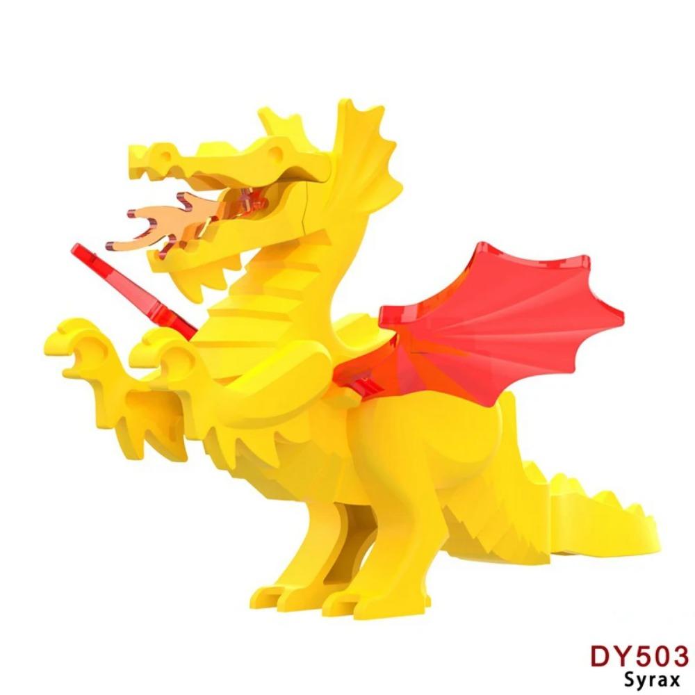 MOC Animal Building Block Accessories Set Crow Parrot Peacock Eagle Flamingo Transport Horse Ox Cart Gift Brick Model Toy K001