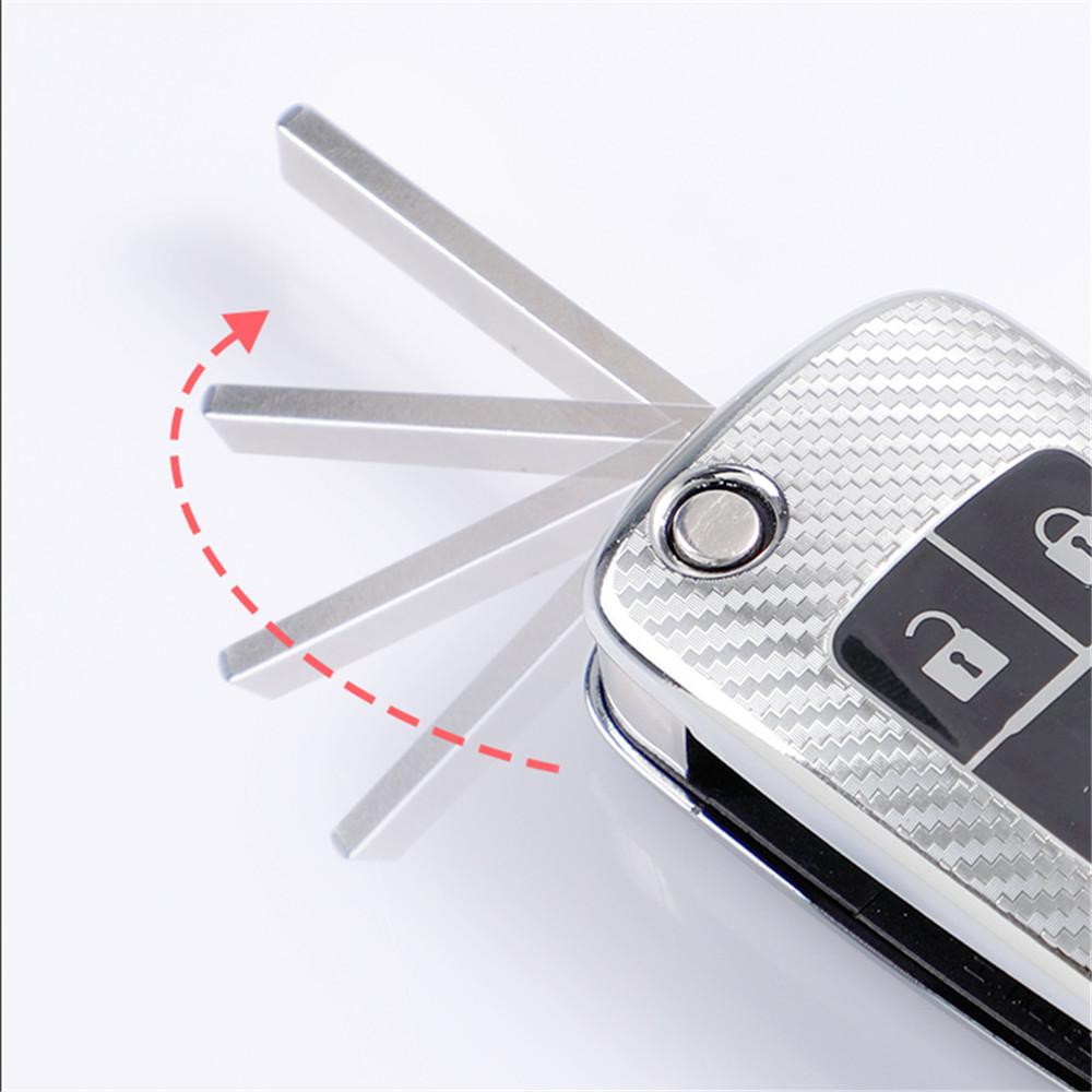 Car Flip Key Fob Case Key Cover For Chevrolet Equinox Volt Cruze Impala Camaro Garna Yakista Aveo Impala Gmc Terrain Keychain
