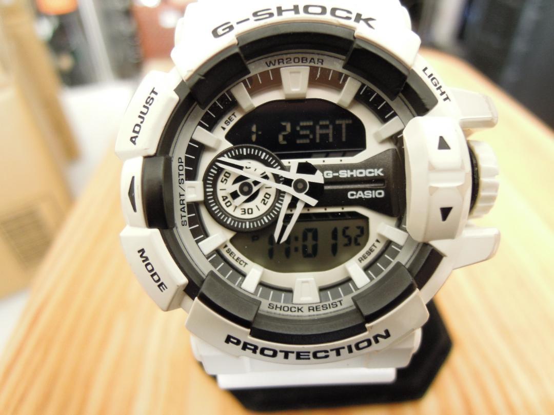 

[USED] CASIO G-SHOCK GA-400 White Men s Watch