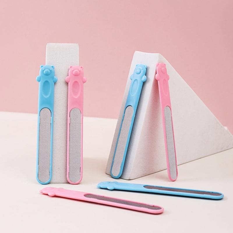 Soft Sanding Bar Infant Nails Trimming Tool Cute Animal Shape For Delicate Fingertips Parent Child Bonding Tool