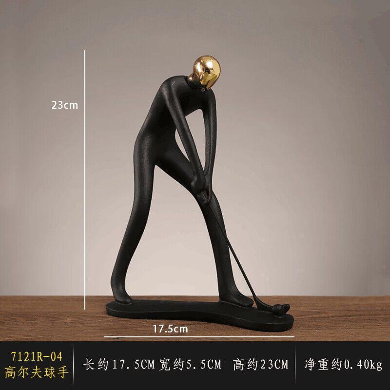 Home Character Ornaments Resin Situation Office Decorations Handicrafts Creative Love Sculpture Light Luxury Art Decoration
