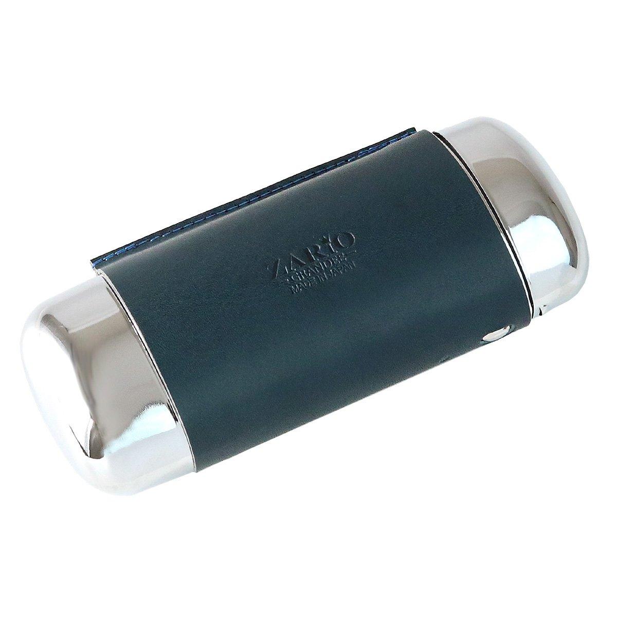 

Zario Grande Аксессуар для очков Пенал для мужчин и Сделано в Японии с чехлом из натуральной кожи Точиги, Чехол, Женский, [ZAG-7022] (военно-морской флот)