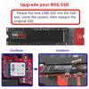 CY Card Adapter NVMe M Key 22x30mm To 22x80mm Reverse NGFF Expansion SSD Upgrade Adapter Compatible with ROG Flow X13 Gaming Laptop