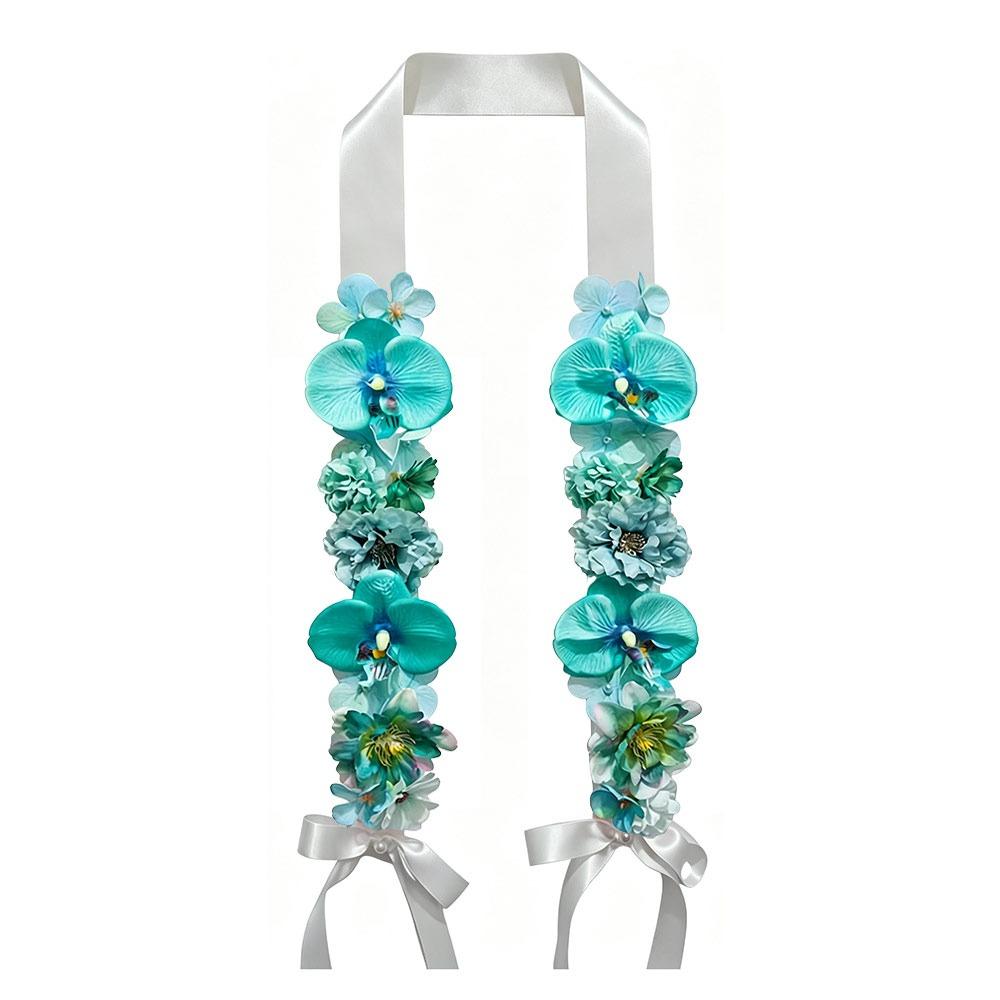 Elegant Style Satin Flower Shawl Artificial Flowers Flower Lei New Floral Sash Wedding