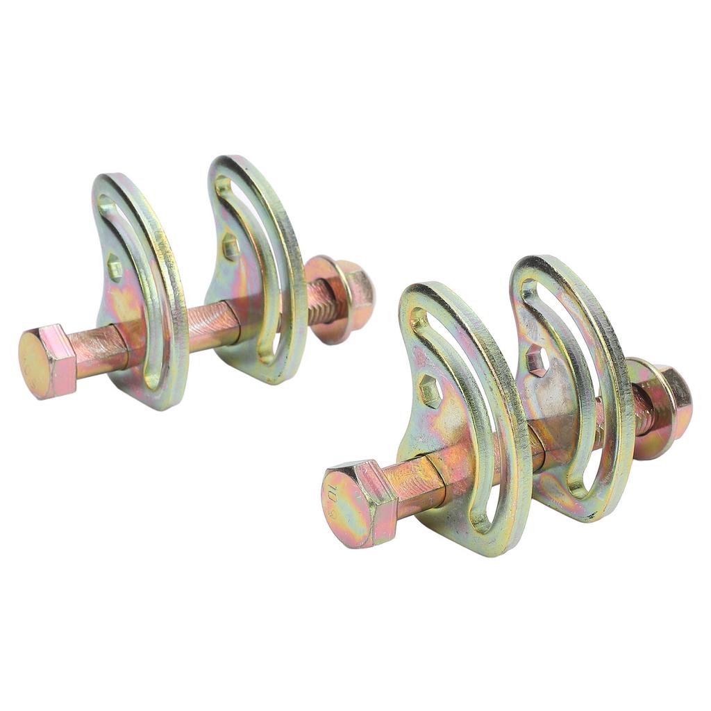 2PCS Upper Control Arm Camber Kit Iron +  1.5 Degree Camber Bolt Adjusting Kit Replacement for XL 1500 2500 Plated Color
