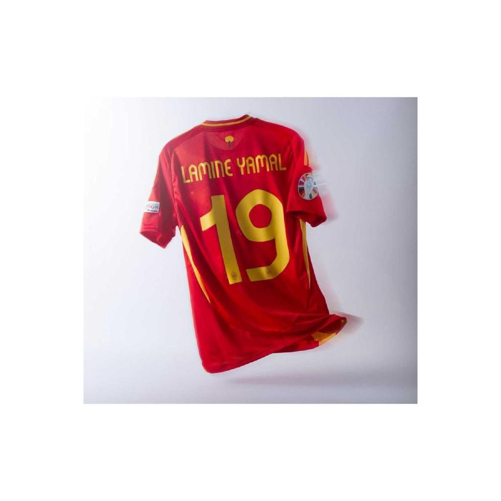 Spain Euro 2024 Final Lamine Yamal Jersey