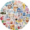 55PCS Calico Critters Stickers Cute Cartoon Mug Laptop Computer Luggage Decoration Waterproof Stickers