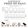 Press On Nail Fake Nails Stick Glue On Nail False Nails Acrylic Nails Artificial False Nails for DIY Nails Art Designs