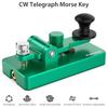 PUTIKEEG Morse Code CW Amateur Radio CW Morse Code Telephone Key Morse Code Practice Aluminum Alloy Morse Code Practice Key Key, Paddle, Device,