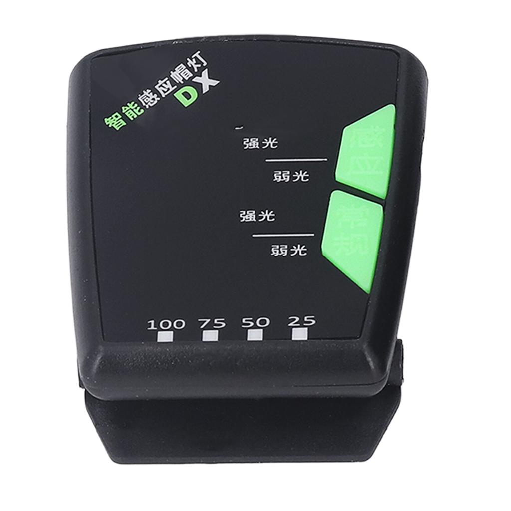 Smart Induction LED Clip On Cap Light USB Rechargeable Headlamp Hat Light with Power Display for