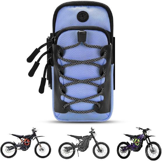 

Electric Dirt Bike Ebike Bag for Surron Lbx/Tutti/Tuttio Soleil 01, E Bike Phone Pouch Parts Accessories, Dirtbike Motorcycle Front Battery Frame Bag фіолетовий