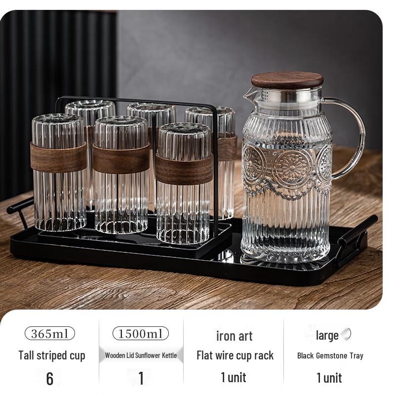 Naijiang Heat-Resistant Glass Water Cup Set