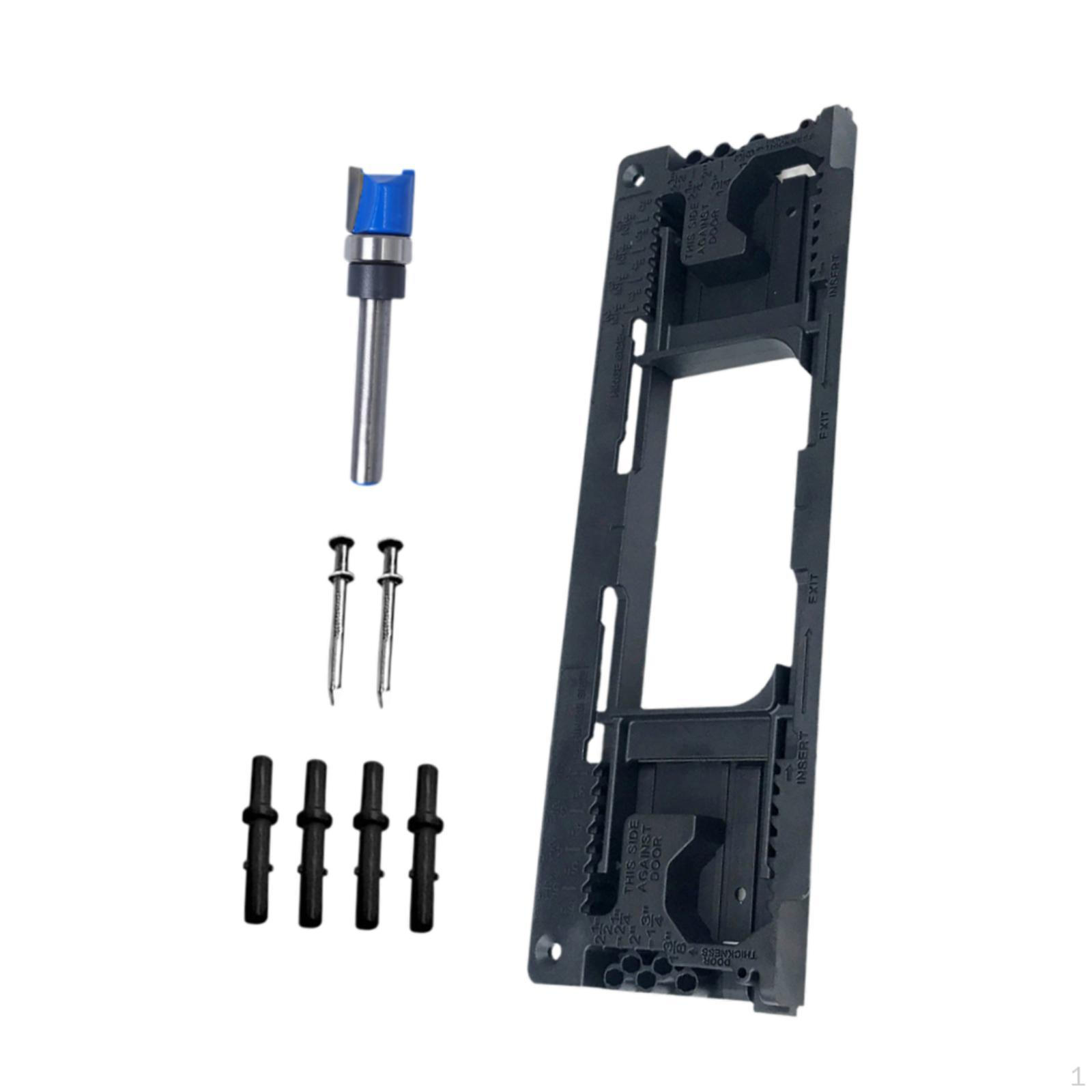 

Door Hinge Alignment Jig Kit for Carpenters помаранчевий