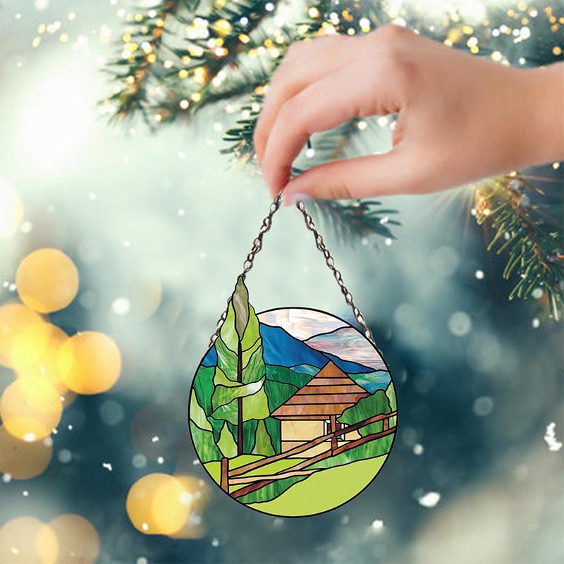 

Подвесной акриловый кулон, оконная стена, сад, украшения для дома, украшения