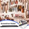Werkstatt-Werkzeughalter Ergonomischer Wand-Schraubendreher-Organizer Platzsparender Werkzeug-Organizer Handwerkzeug-Aufbewahrungsgestell für die Werkstatt