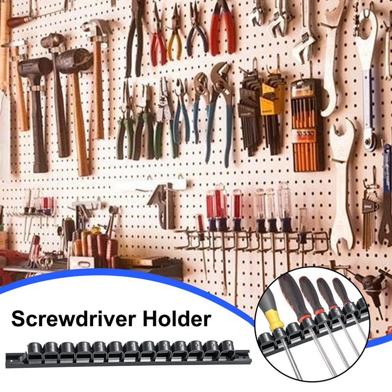 Werkstatt-Werkzeughalter Ergonomischer Wand-Schraubendreher-Organizer Platzsparender Werkzeug-Organizer Handwerkzeug-Aufbewahrungsgestell für die Werkstatt