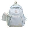 Schoolbag Backpack Female Striped Star Backpack Junior High School Student Class School Bag Commuter Bag Outdoor Leisure Travel Bag