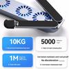 Portable Multiple Angled Laptop Coolers Silents Cooling Fan Foldable Tablets Holder For 10-17inch Devices
