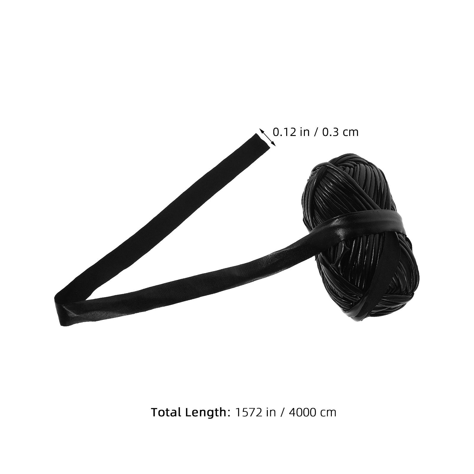 

1 Roll Premium Simulated Yarn for Handmade Bag Quilting Kit DIY Purse Making Craft Kits Adults Sewing Supplies Knitting other чёрный