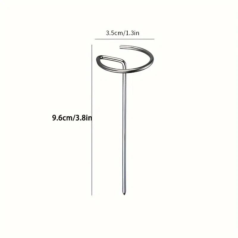 Stainless Steel Skewers for Air Fryer and Oven, Food-Grade Thickened Meat Kebab Sticks, Vertical Roasting Skeers for BBQ, Grilling Needle