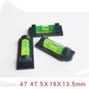 1 Stück Mini Teil Magnetische Blasenwasserwaage Klein Tragbar Mini Nivellierung für Pos Rahmen Schreibtisch Täglicher Rahmen Warenregal Winkelmesser