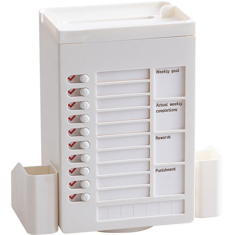 English Inner Pages Can Be Checked in, Desktop Storage Pen Holder, Rotating Learning and Office Desktop Storage Box