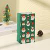 8PCS Christmas Kraft Paper Bags Snowman Gift Wrapping  Party Favors Decoration