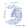 Mucegai Rășină Epoxidică Dragon Zburător Lună DIY Pandantiv Decorativ de Perete Pandantiv Dragon Zburător Semi-tridimensional Lună Mucegai Silicon