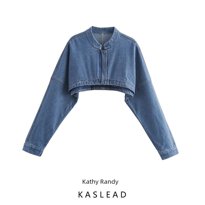 Kaslead New Arrival Women's Clothing Fashion Style Fashion Minimalist Denim Jacket Coat Top 1232237002