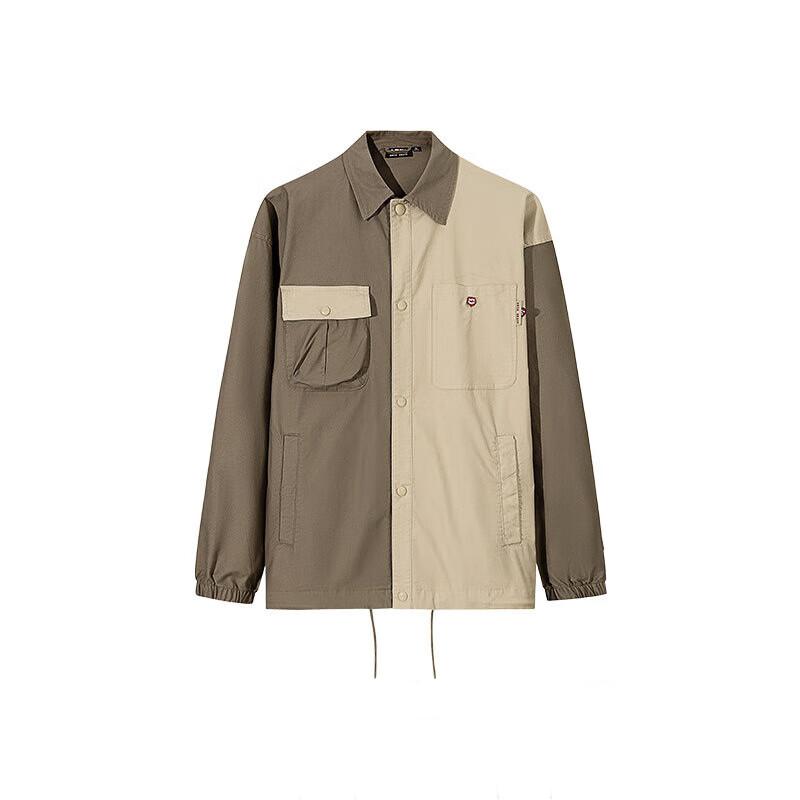 

Anta Lifestyle Series Sport Casual Minimalist Color-Block Polo Shirt Unisex Shirts Deadwood 172528602-3 XL