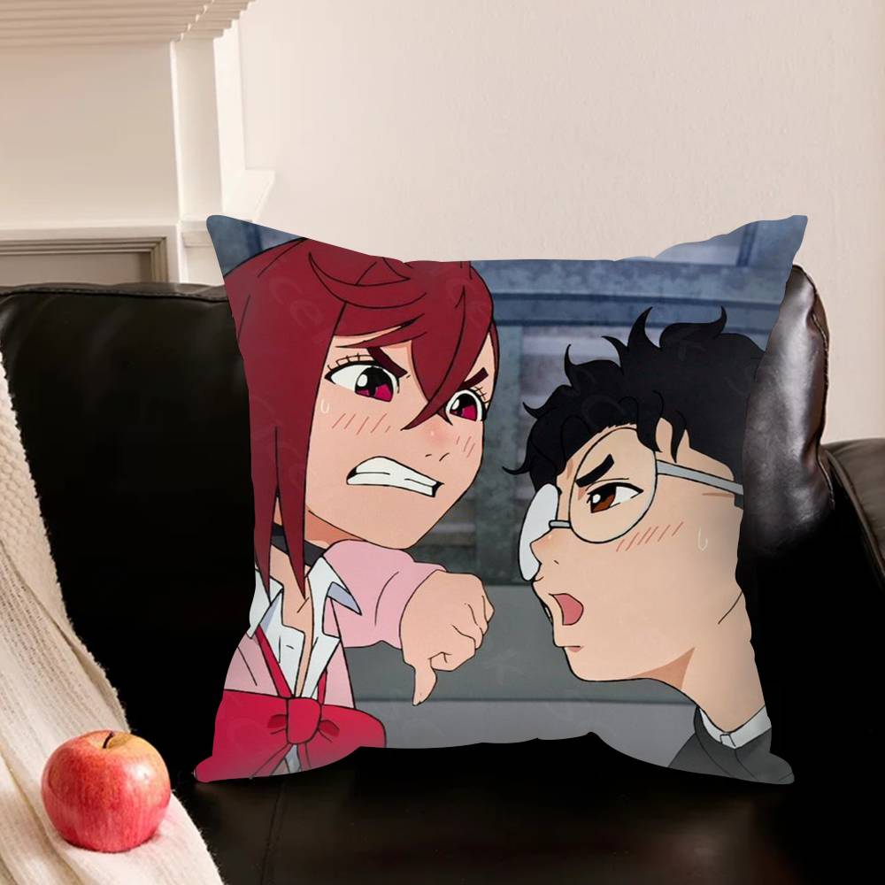 Anime Dan Da Dan Pillowcase For Sofa Room Office Decor Printing Protector Cushion Cover Valentine Gift Custom