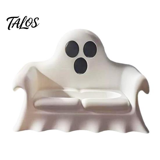 Festive Halloween Home Decor Jewelry Tray, 3D Printed Ghost Pumpkin Couch Shaped Trinket Dish, Party Gothic Small Decorative Dish for Rings