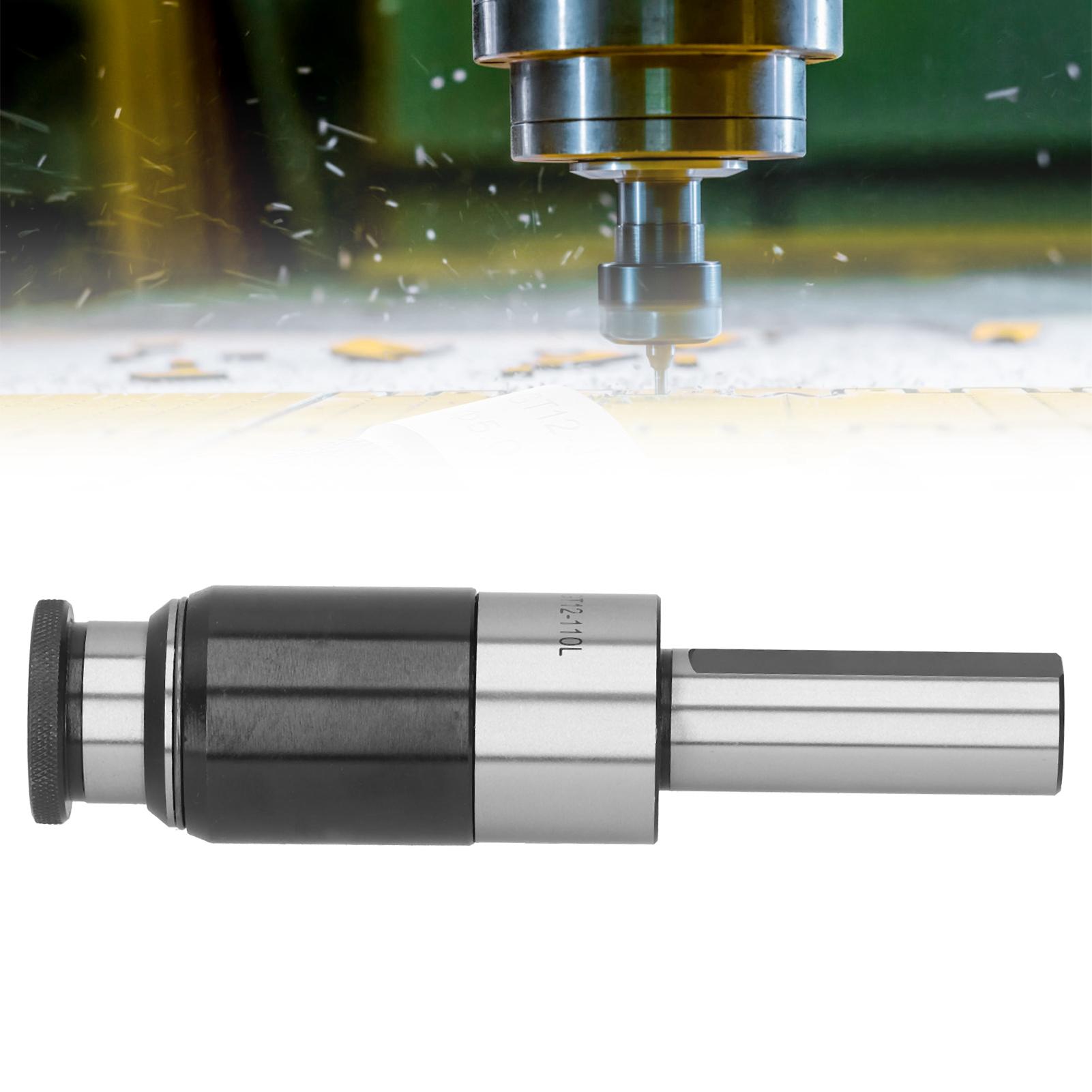 Straight Shank Tapping Tool Collet Chuck Holder Straight Shank Overload  Tapping Telescopic Buffer D25‑GT12‑110L