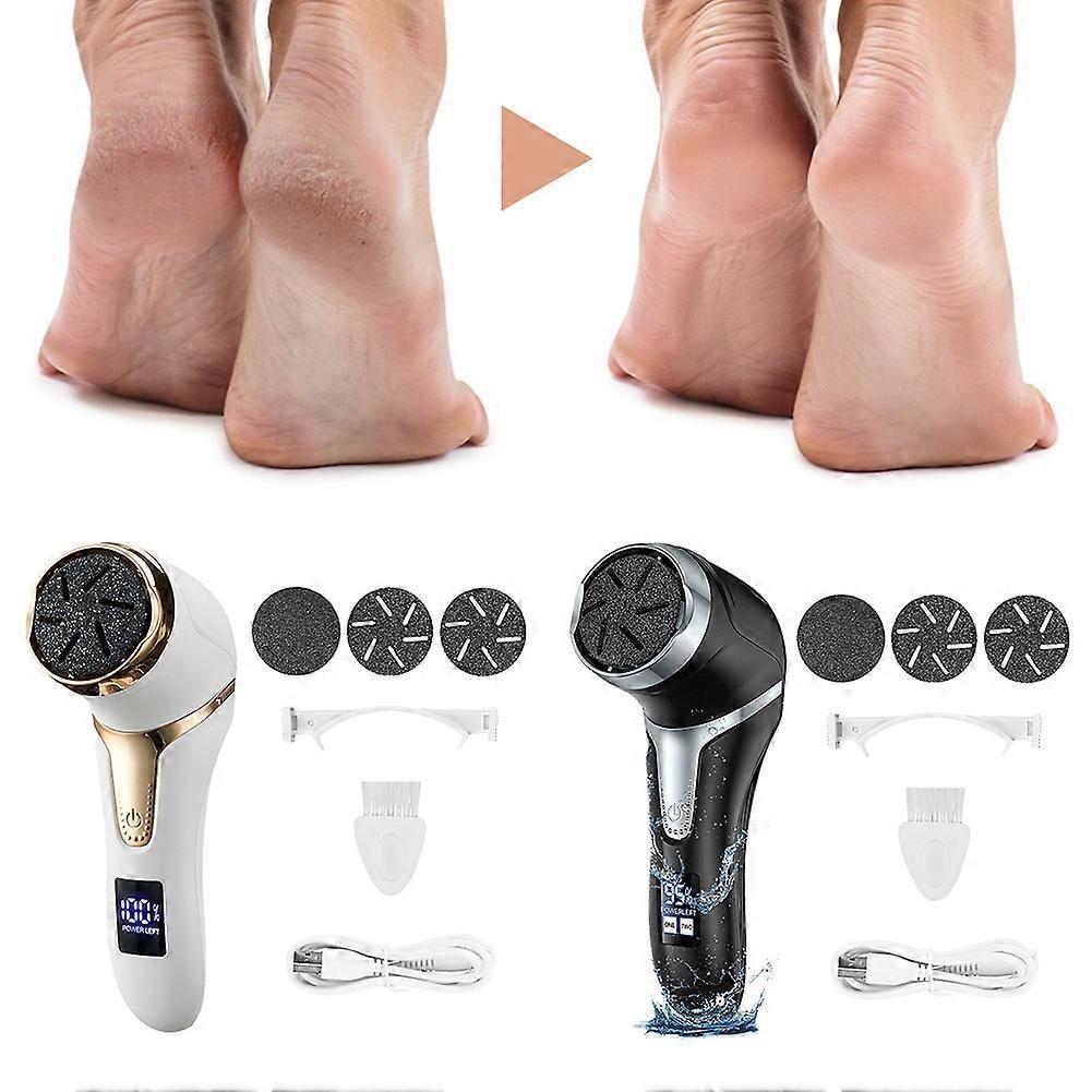 Foot Dead Skin Callus Remover Electric Filer Tool for Feet Pedicure Easy Use with Vacuum Cleaner Digital Display